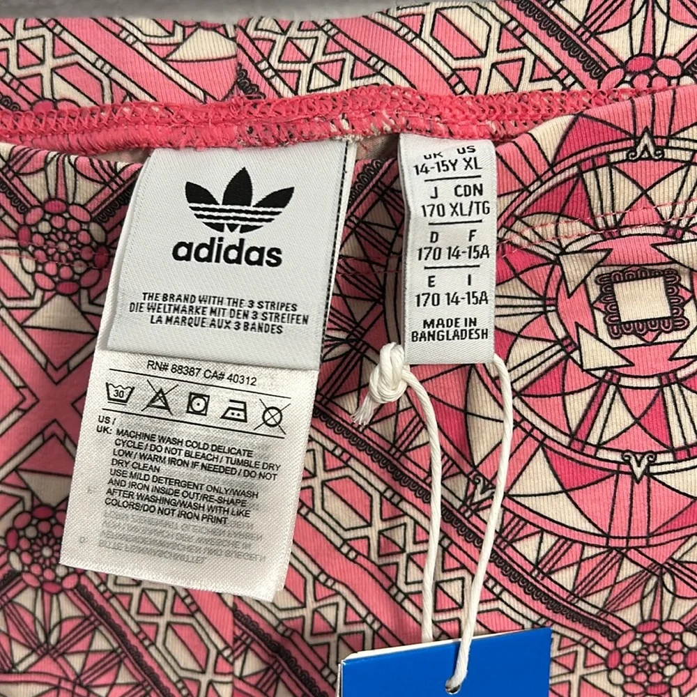 Adidas Originals Superstar Girls XL 14-15Y Track Top & Pants Set Pink SKU 58828‎